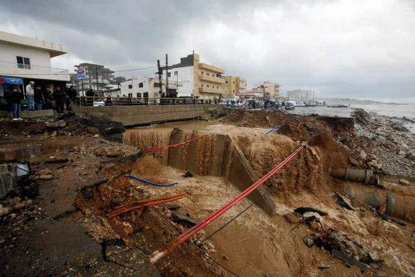 Storm hits Lebanon